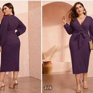 Brand New sz 1X Eggplant dress